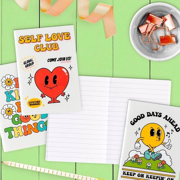 SALE Retro Vintage 50’s Style Daisy Flower Lined Notebook - Picture 3 of 6